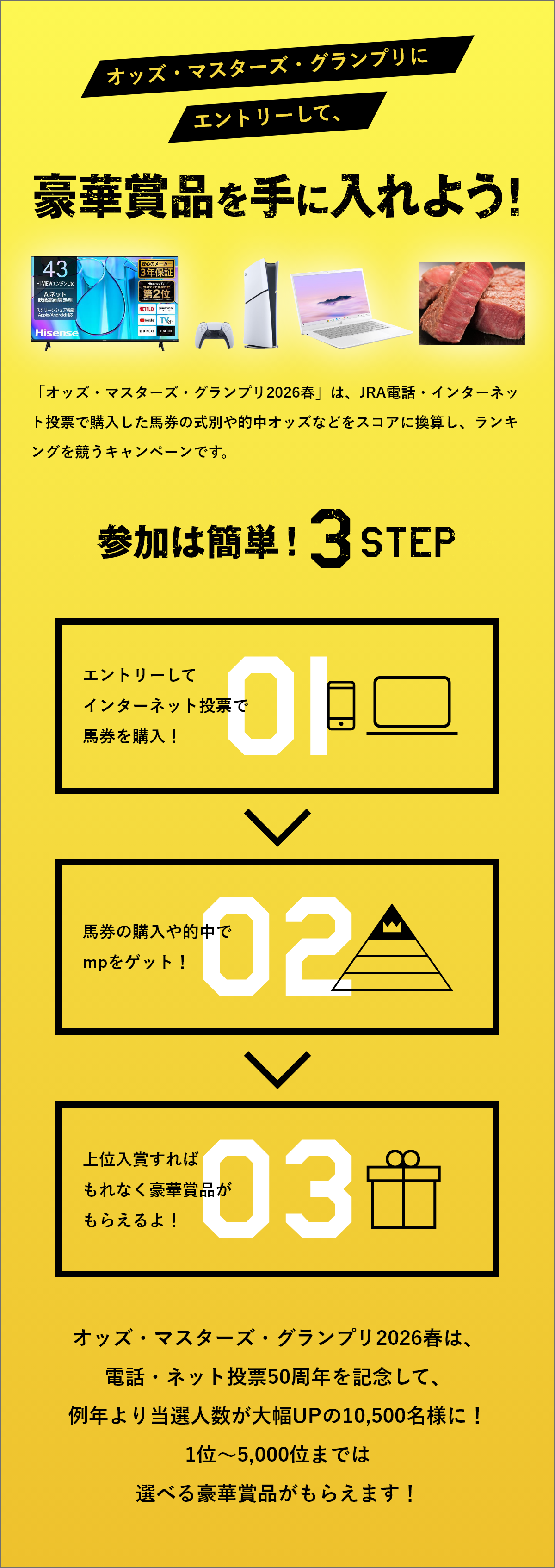 IbYE}X^[YEOvɃGg[āA؏ܕiɓ悤I uIbYE}X^[YEOv2026tv́AJRAdbEC^[lbg[ōwn̎ʂIIbYȂǂXRAɊZALOLy[łBQ͊ȒPI3STEP 01 Gg[ăC^[lbg[ŔnwI 02 n̍wImpQbgI 03 ʓ܂΂Ȃ؏ܕi炦I IbYE}X^[YEOv2026t́AdbElbg[50NLOāAN蓖Il啝UP10,500lɁI1ʁ`5,000ʂ܂ł͑Iׂ鍋؏ܕi炦܂I
